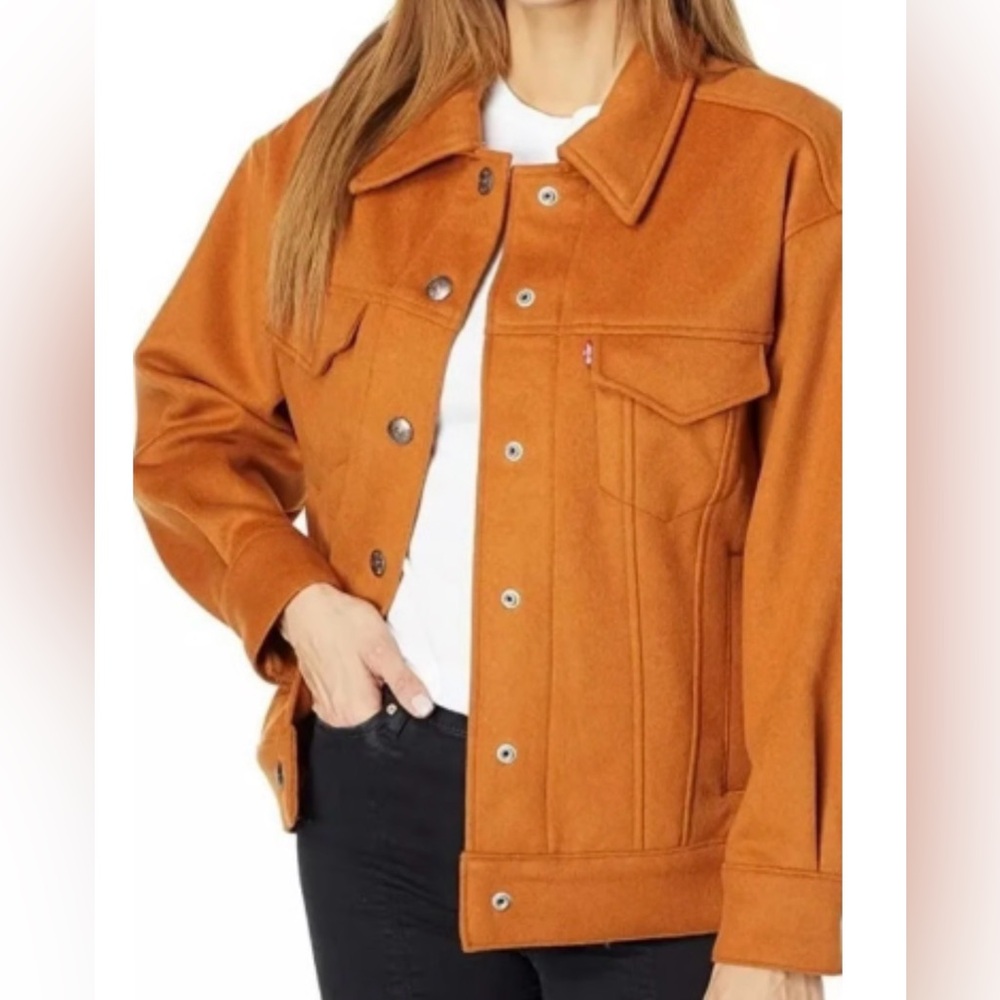 Levi's Glazed Ginger Snap Wool Trucker Jacket - Women's Size
Large